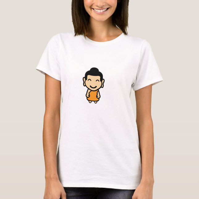 niedlicher Buddha T-Shirt (Vorderseite)