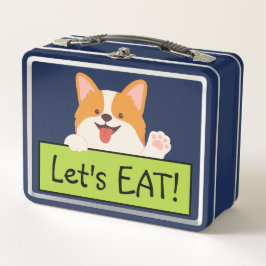 Niedlicher Buddy School Buddy Personalisiert Metall Brotdose