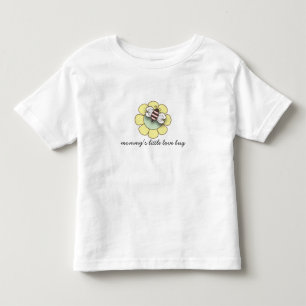 Niedlicher Bug der Rosa-Biene-Liebe Kleinkind T-shirt