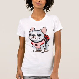 Niedlicher Bulldog Ladybug T-Shirt