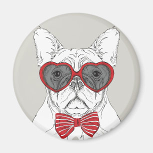 Niedlicher Bulldog Magnet