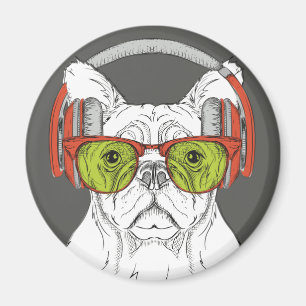 Niedlicher Bulldog Magnet