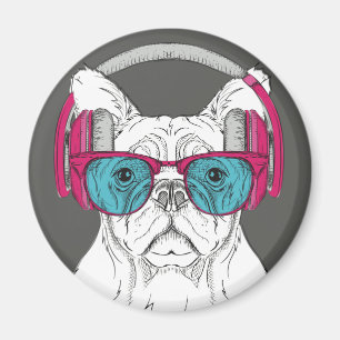Niedlicher Bulldog Magnet