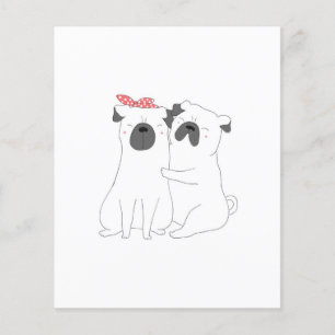 Niedlicher Bulldog Matching Dog Lover Gift Flyer