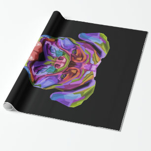 Niedlicher Bulldogge Geschenkpapier