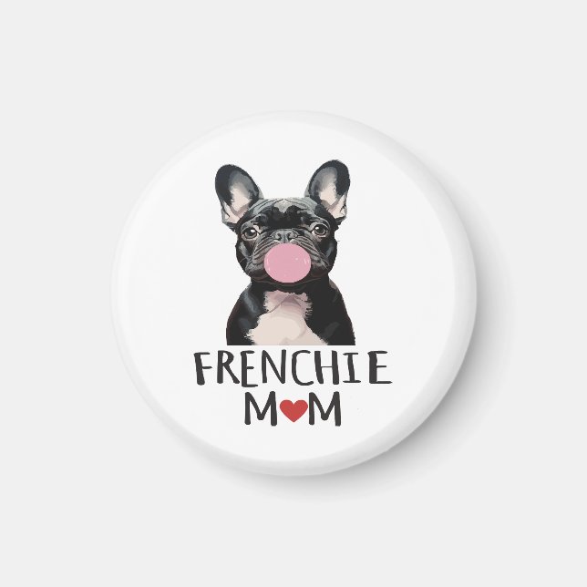 Niedlicher Bulldogge Magnet (Vorne)