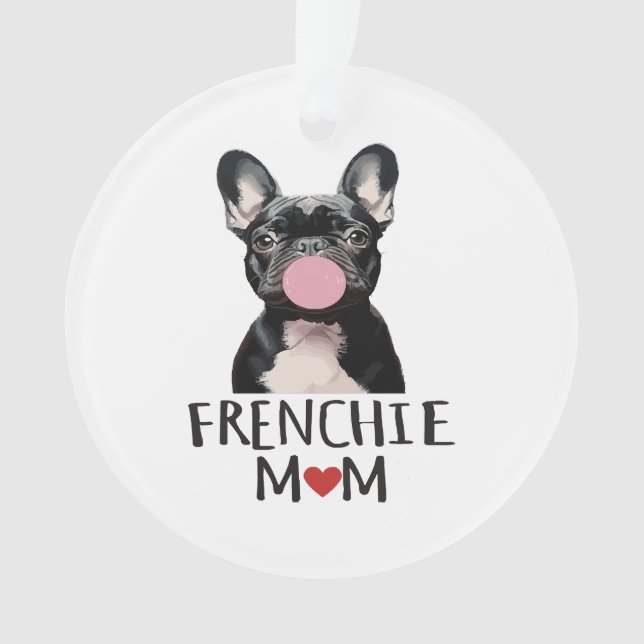 Niedlicher Bulldogge Ornament (Vorderseite)