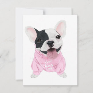Niedlicher Bulldoghund | Nur Liebe Einladung