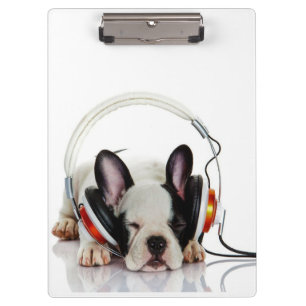 Niedlicher Bulldogin English Bulldog Lover Klemmbrett