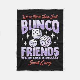 Niedlicher Bunco Night Squad Apparel Game Bunco Fleecedecke