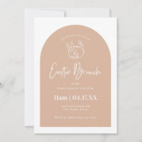 Niedlicher Bunny Blush Rosa Osterfest Brunch