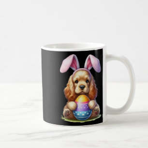 Niedlicher Bunny Er Spaniel Dog Oster Schlei Oster Kaffeetasse