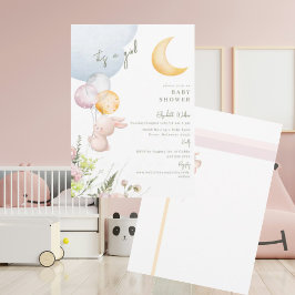 Niedlicher Bunny Es ist eine Mädchendusche III Ein Einladung