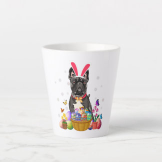 Niedlicher Bunny French Bulldog Eiertag Aktionskor Milchtasse