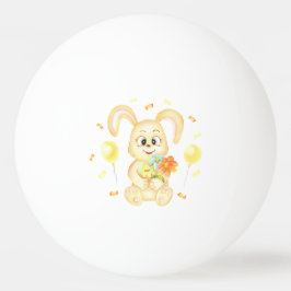 Niedlicher Bunny für eine positive Stimmung Tischtennisball