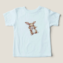 Niedlicher Bunny Kleinkind T - Shirt Kid Animal Pr