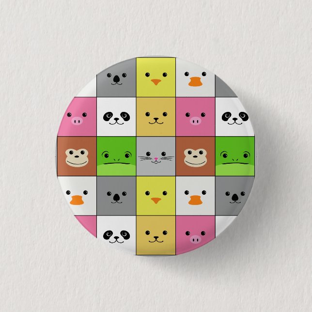 Niedlicher bunter button (Vorderseite)