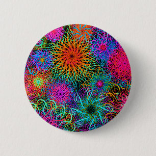 Niedlicher, bunter Tasse Schlüsselanhänger Button