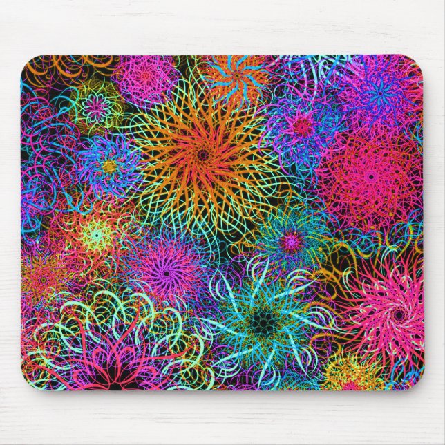 Niedlicher, bunter Tasse Schlüsselanhänger Mousepad (Vorne)