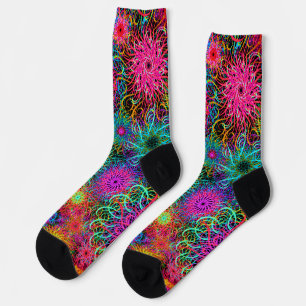 Niedlicher, bunter Tasse Schlüsselanhänger Socken