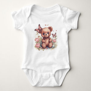 Niedlicher Butterfly Baby Strampler