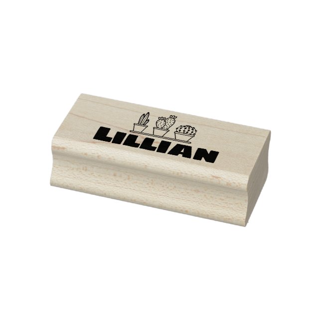 Niedlicher Cactus succulents Graphic Individuelle  Gummistempel (Stempel)