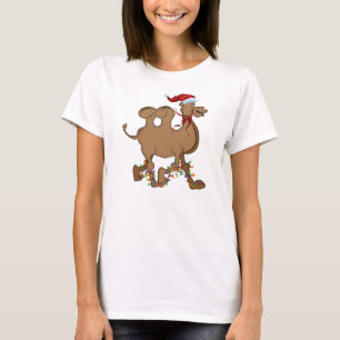Niedlicher Camel Hump Weihnachten T-Shirt