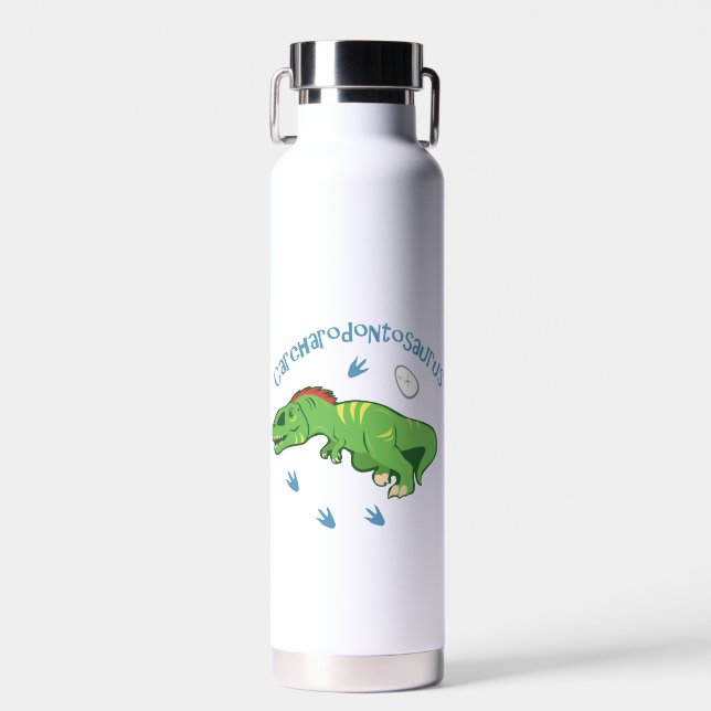 Niedlicher Carcharodontosaurus Trinkflasche (Vorne)
