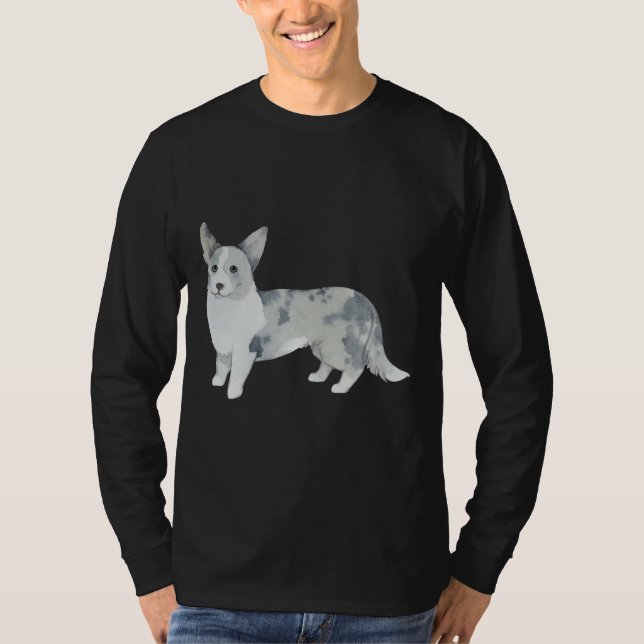 Niedlicher Cardigan Welsh Corgi Welpe für Hund T-Shirt (Vorderseite)