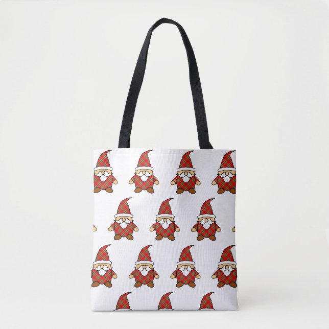Niedlicher Carton Gnome Muster Tote Bag (Vorderseite)