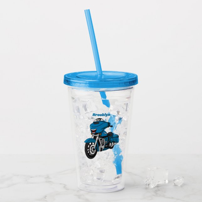 Niedlicher Cartoon Acryltrinkbecher (Vorderseite Ice)