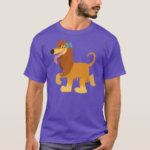 Niedlicher Cartoon Afghanischer Hund T - Shirt