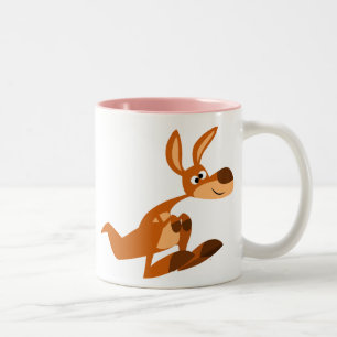 Niedlicher Cartoon Albern Kangaroo Tasse