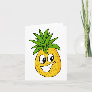 Niedlicher Cartoon Ananas Generikum Karte