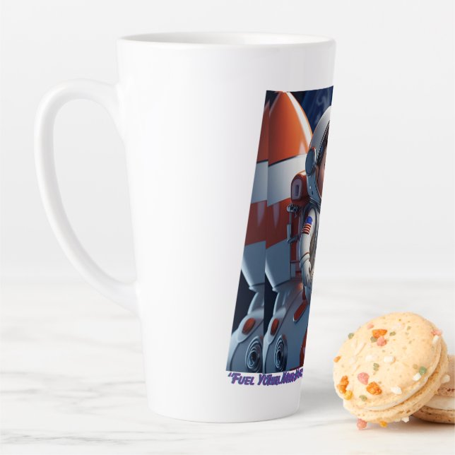 "Niedlicher Cartoon Astronaut Rocket Kids Space Ta Milchtasse (Beispiel)