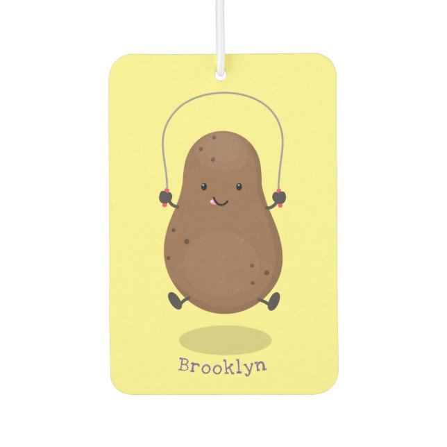 Niedlicher Cartoon Autolufterfrischer (Vorderseite)