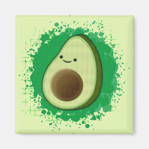 Niedlicher Cartoon Avocado Magnet