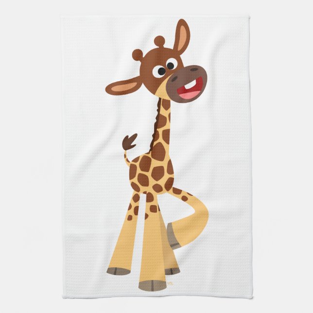 Niedlicher Cartoon Baby Giraffe Küchentücher (Vertikal)
