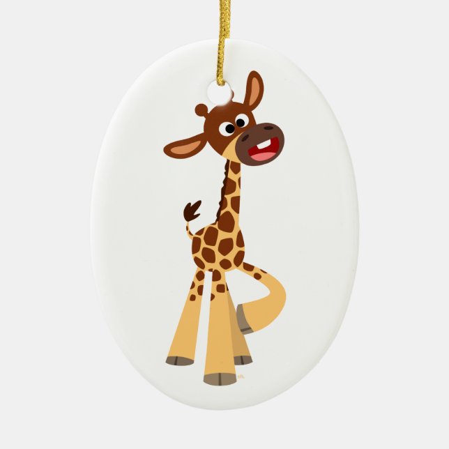 Niedlicher Cartoon Baby Giraffe Ornament (Vorne)