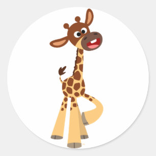 Niedlicher Cartoon Baby Giraffe Sticker