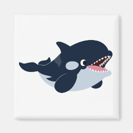 Niedlicher Cartoon Baby Orca Magnet