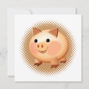 Niedlicher Cartoon Baby Pig