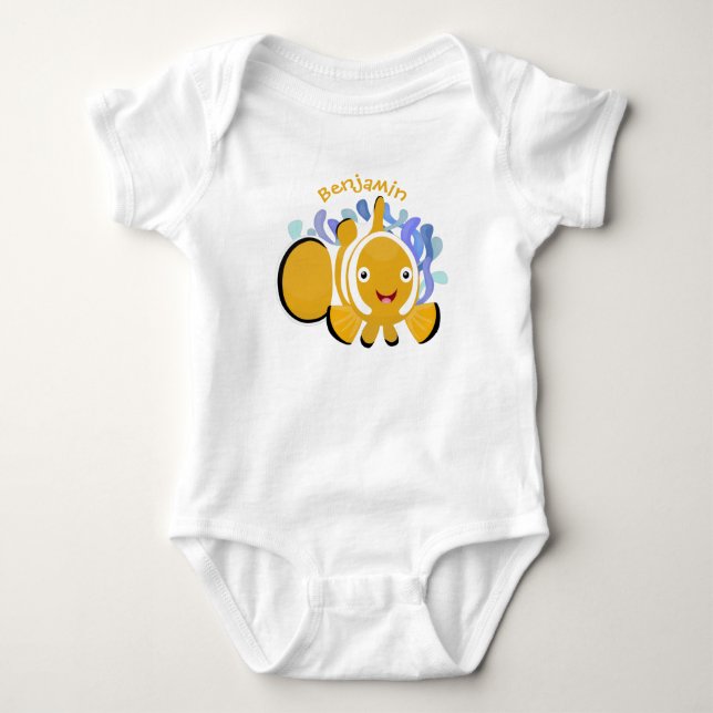 Niedlicher Cartoon Baby Strampler (Vorderseite)