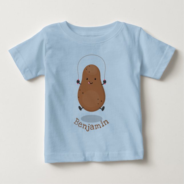 Niedlicher Cartoon Baby T-shirt (Vorderseite)