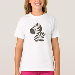 Niedlicher Cartoon-BabyZebra T-Shirt