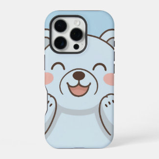 Niedlicher Cartoon Bärenhandy Case - Freuen Sie si iPhone 16 Pro Hülle