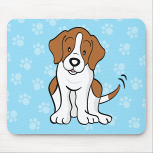 Niedlicher Cartoon-Beagle Mousepad