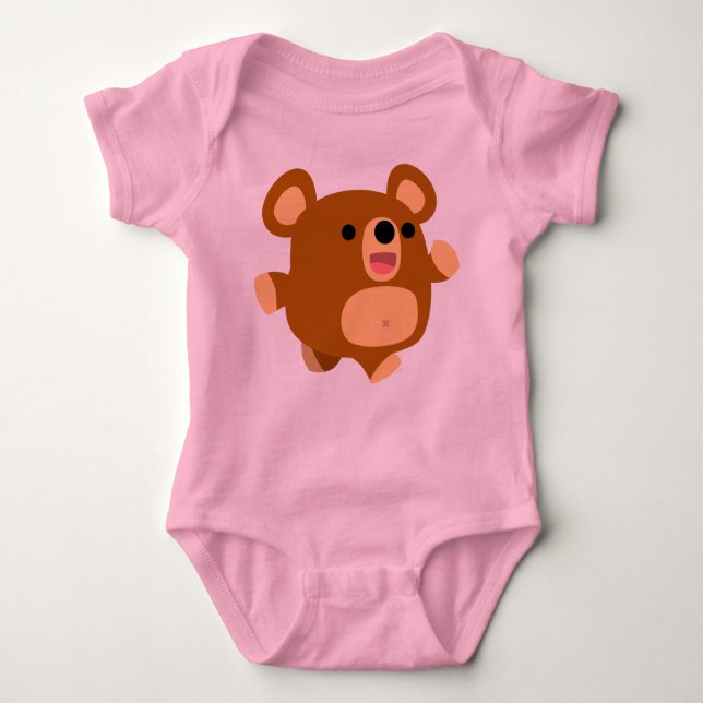 Niedlicher Cartoon Bear Baby Apparel Baby Strampler (Vorderseite)