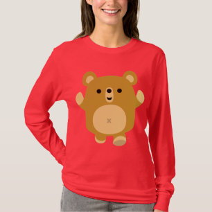 Niedlicher Cartoon Bear Women T - Shirt