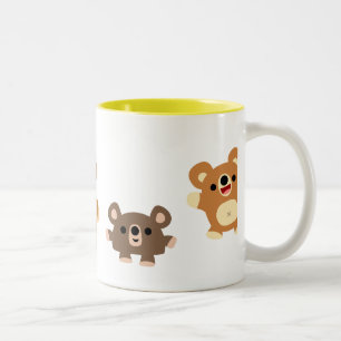 Niedlicher Cartoon Bears 4 Tasse